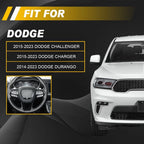 Set of 4 Steering Wheel Cover Trim for Dodge Challenger/Charger (2015–2023)