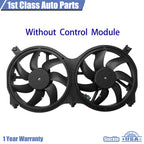 Radiator and Condenser Fan for Nissan Pathfinder Infiniti QX60 (2013–2020)