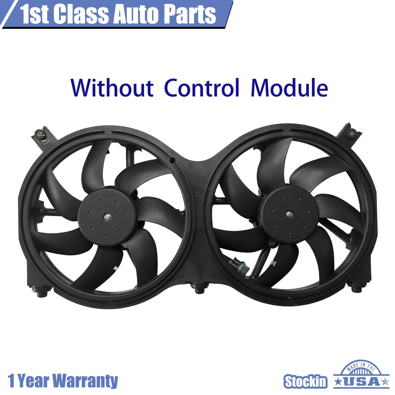 Radiator and Condenser Fan for Nissan Pathfinder Infiniti QX60 (2013–2020)