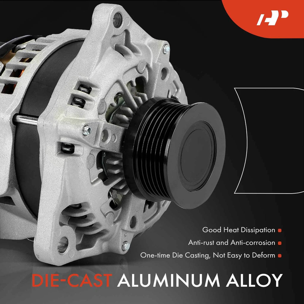 Alternator for Ford Mustang (2015–2017) 200A 6-Groove Pulley