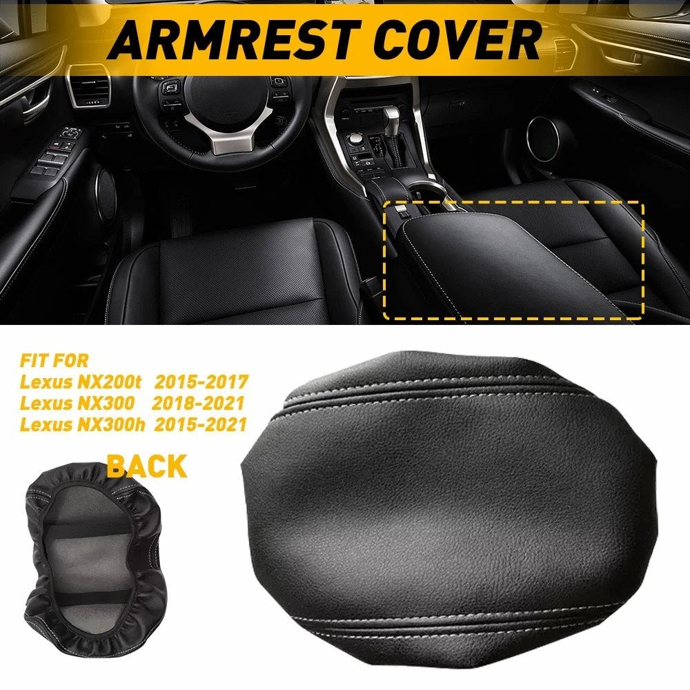 Center Console Armrest Cover Leather for Lexus NX200t NX300h (2015–2017)