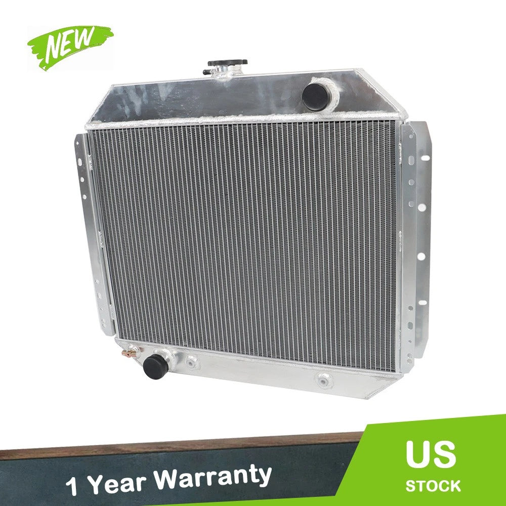 4 Row Aluminum Radiator for Ford Truck Bronco F150 F100 F350 F250 (1966–1979)