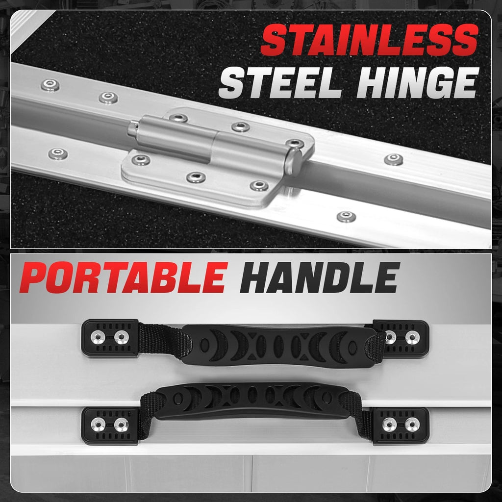 29" x 5' Aluminum Wheelchair Ramp - 880 lbs Capacity
