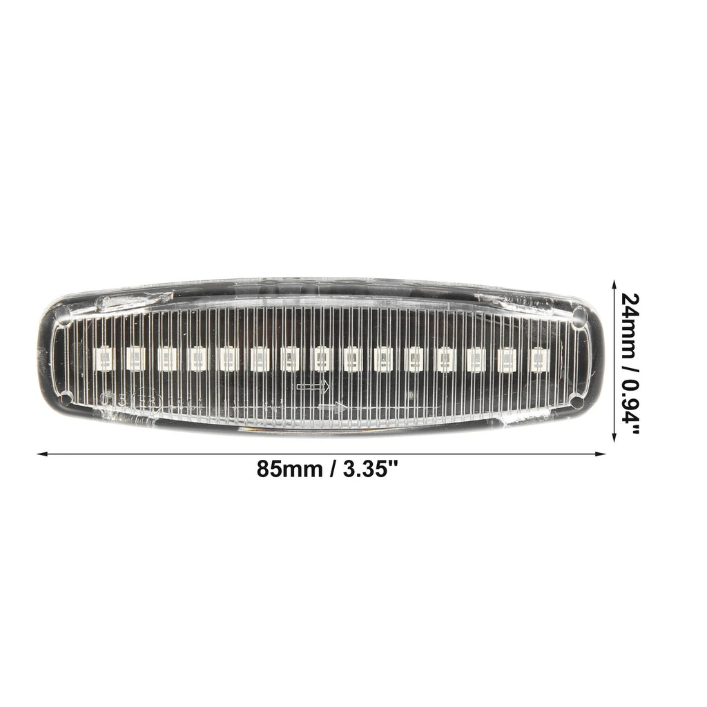 1 Pair Side Marker Lights for Infiniti (Clear Lens)