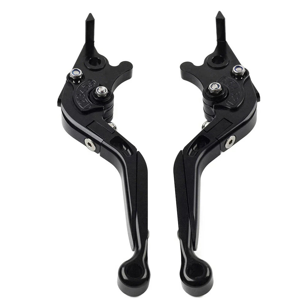 Black CNC Extendable Brake Clutch Levers for BMW S1000XR (2015-2021)