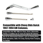 Polished Billet Aluminum Turn Signal Lever Kit for Column