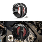 Anodized Clear Clutch Cover with Seal O-ring for BMW M1000RR S1000XR (2021–2024)
