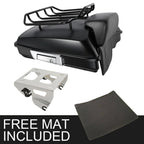 Matte Black Razor Trunk Pad for Harley Road King (2014–2026)