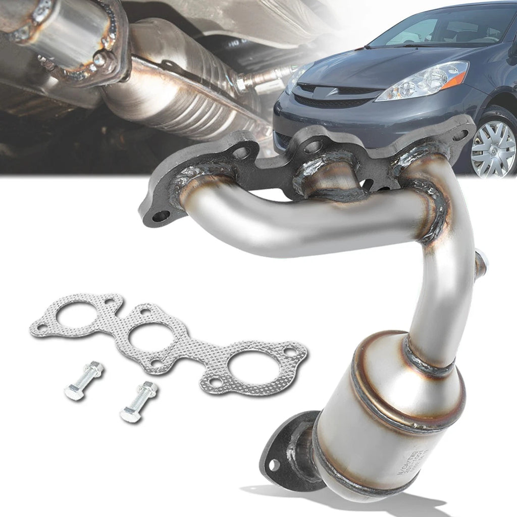 Catalytic Converter Exhaust Manifold Kit for Toyota Highlander Sienna (2004–2007)