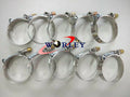 10 x 3" Turbo Pipe Hose Coupler & T-bolt Clamps for Car (79-87)
