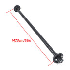 Trailer Axle 2000 lb 4 Lug 58" Hub Face Pitch with U-Bolt Kit