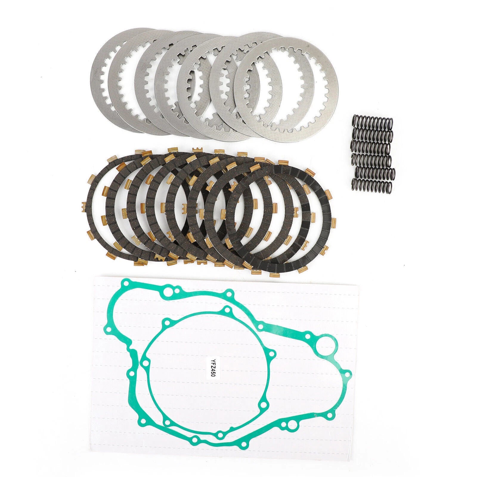 Clutch Friction Plates & Gasket Kit for Yamaha YFZ450 (2004–2009) T9