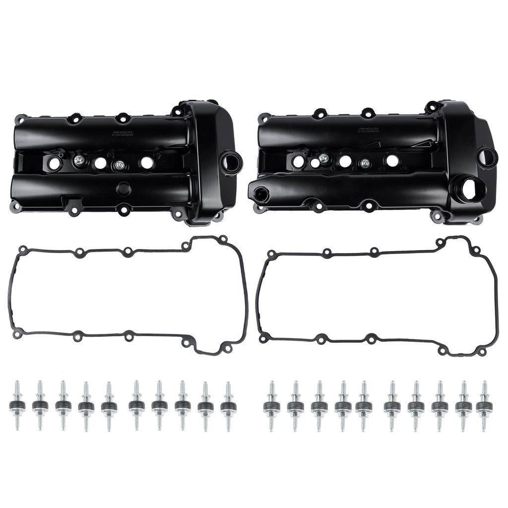 2X Engine Valve Covers with Gaskets for Jaguar S-Type (2002–2008)