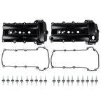2X Engine Valve Covers with Gaskets for Jaguar S-Type (2002–2008)