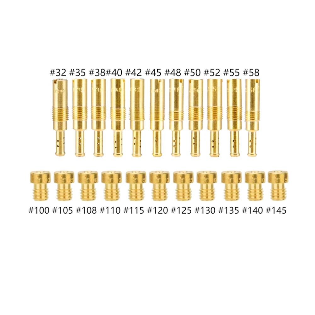 Carburetor Jet Kit for - Metal, Idle Sizes 32-58