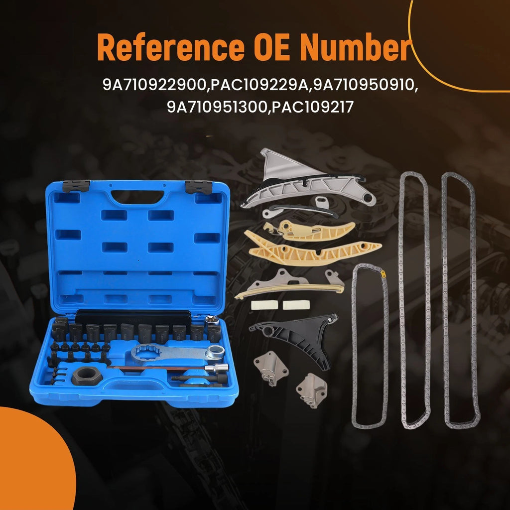 Timing Chain Kit for Audi S4/S5/SQ5 3.0 TFSI (2017–2022) 06M109217F 06M109450P