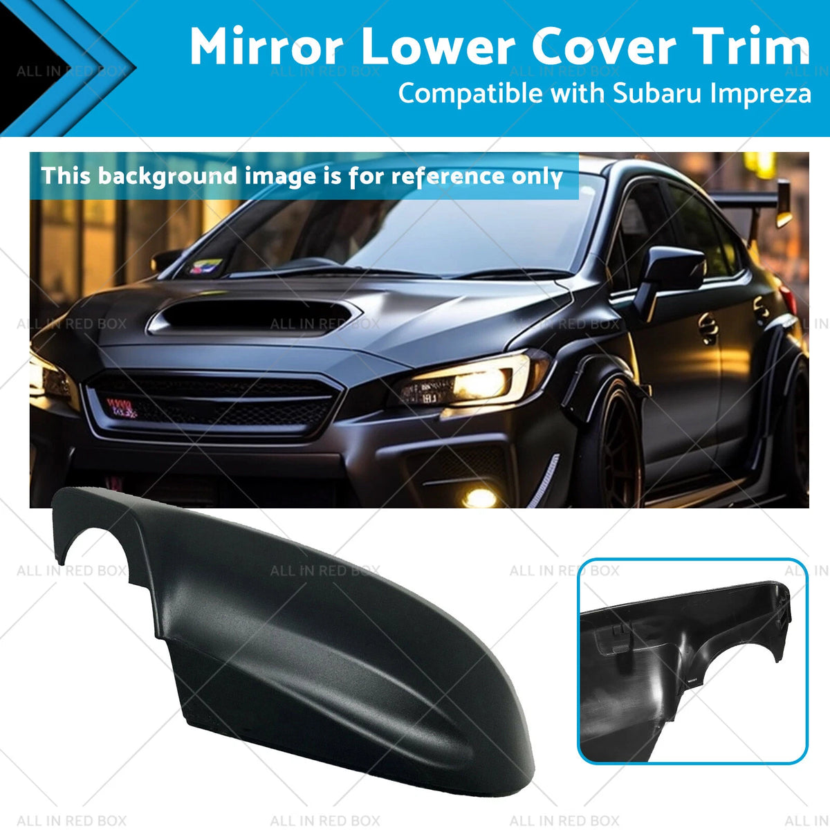 Lower Mirror Cover Trim for Subaru Impreza (2016–2023)