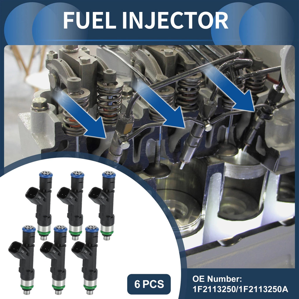 6X Fuel Injector for Mazda B3000 (2002–2007) No.1F2113250