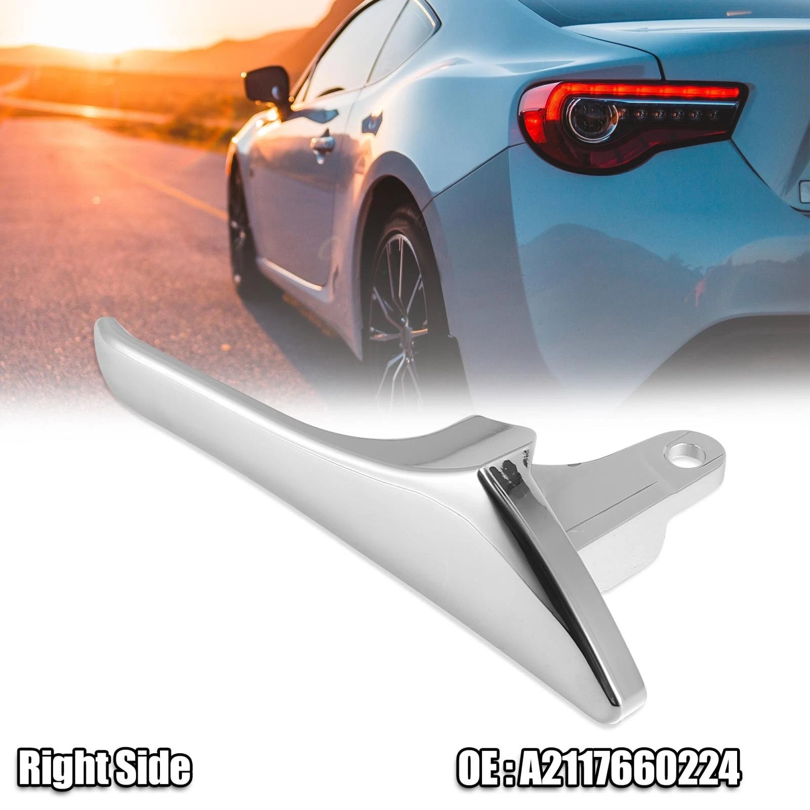 Inner Pull Door Handle Rear Right for Mercedes-Benz S211 W211 W219 (2003–2009) A2117660224