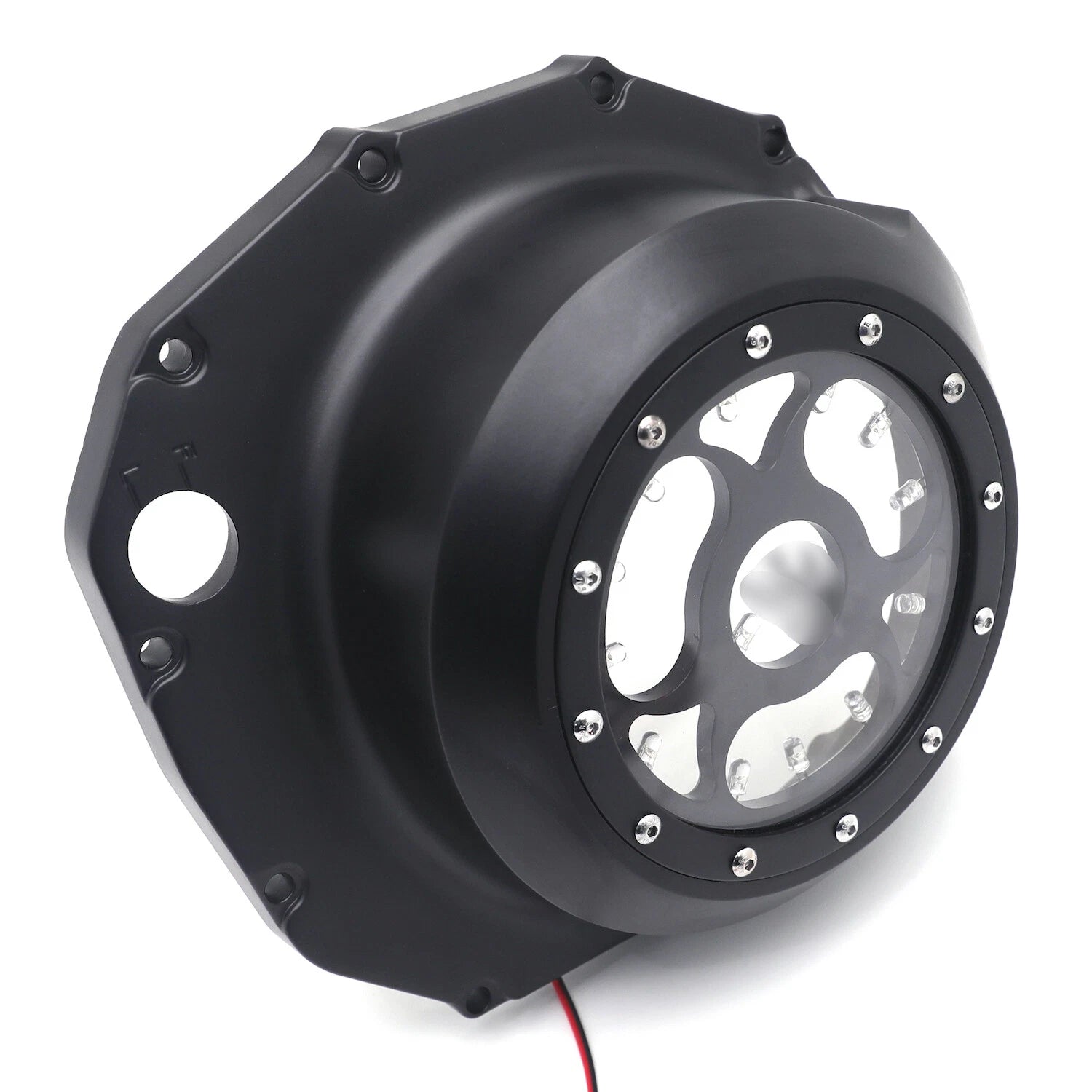 Sequential LED Engine Clutch Cover for Suzuki GSXR1300 Hayabusa (1999–2020)