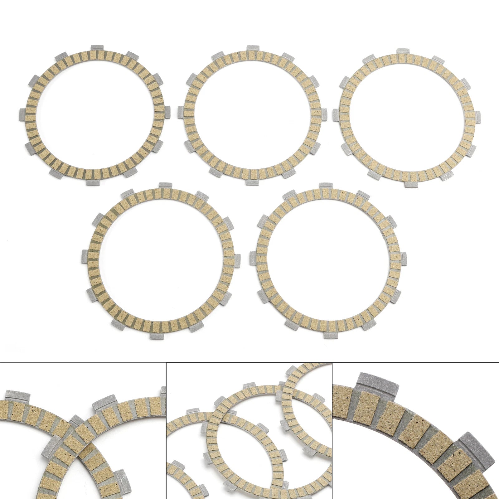 Clutch Friction Plate Kit for Kawasaki EX250 Ninja 250 250R (1988–2007) 13088-1013