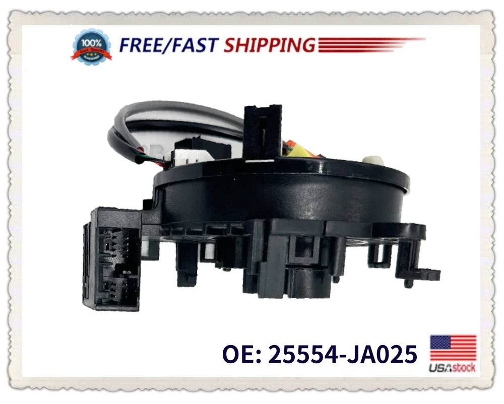 Clock Spring for Infiniti G25 G35 G37 Q40 (2007–2015) 25554-JA025 B5554-1NF0A