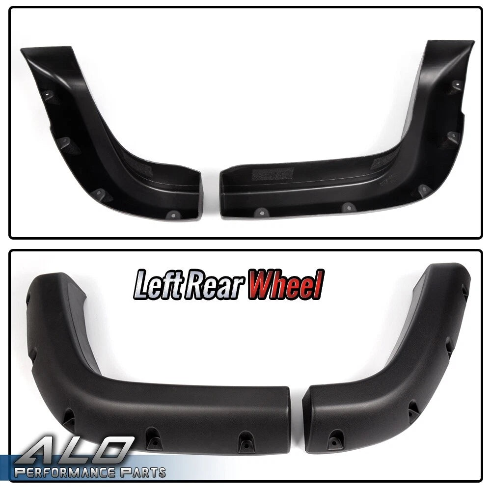 Pocket Rivet Style Wheel Fender Flares for Jeep Cherokee XJ (1984–2001)