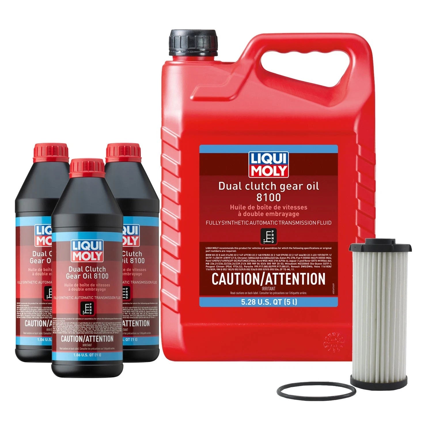 Liqui Moly 8L Dual Clutch Auto Trans Fluid Filter Kit for Audi RS3 TTRSQ R8 (2012–2023)