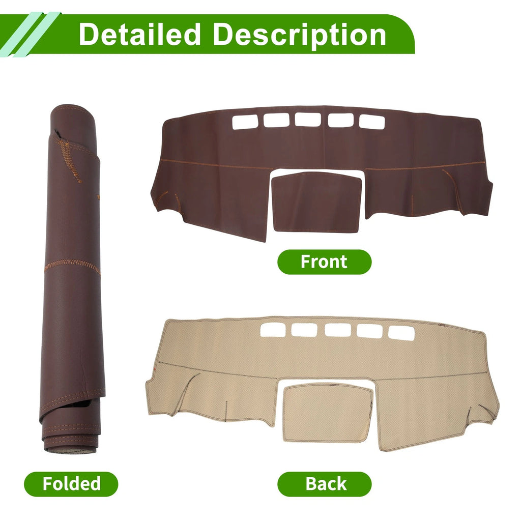 Dashboard Cover Mat for Nissan NV200 (2010–2016) Brown