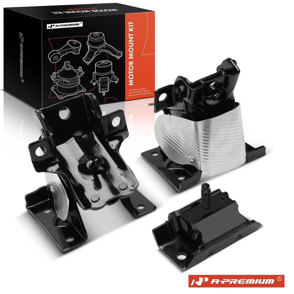 3X Engine Motor & Transmission Mount for Chevy Silverado 2500 HD (2001–2007)