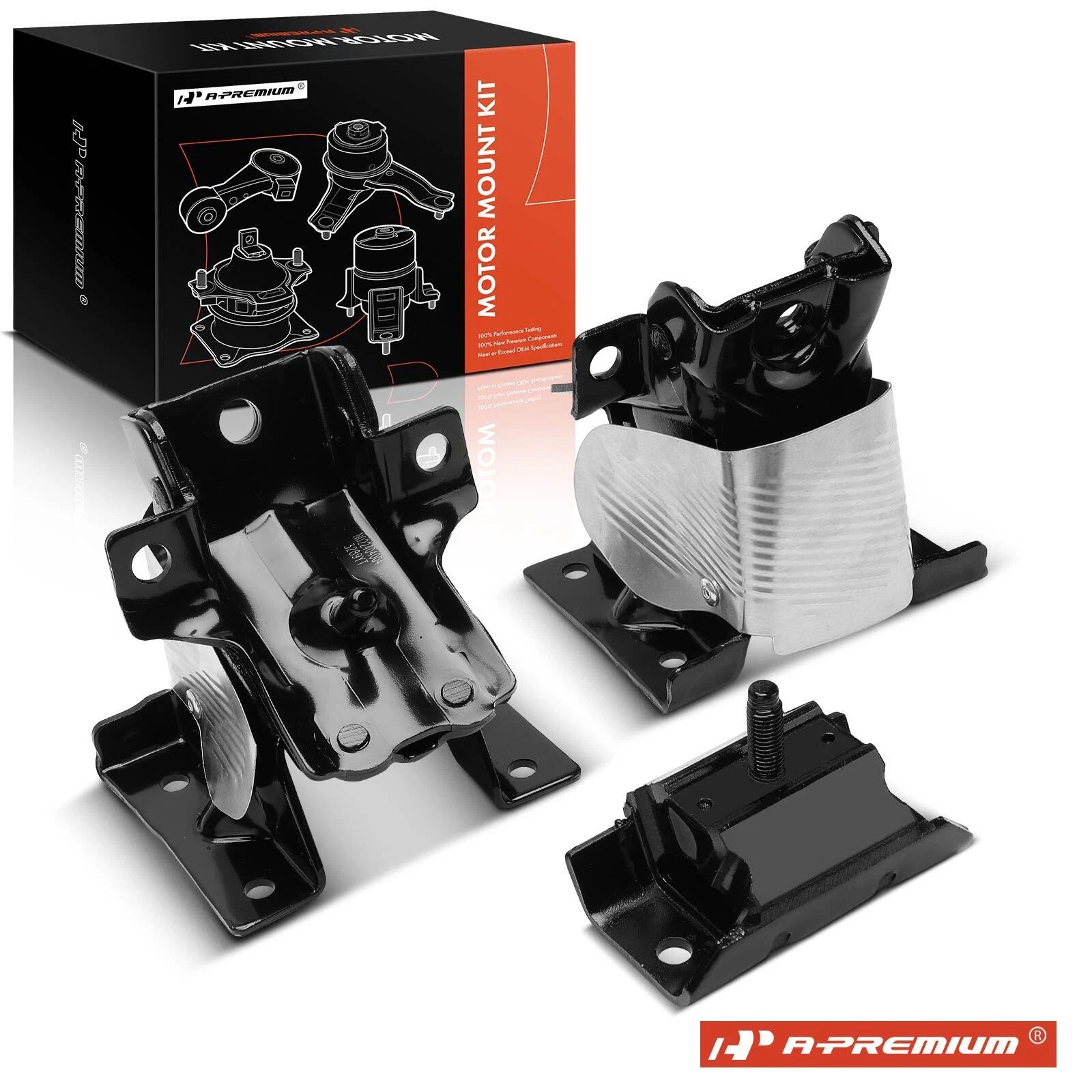 3X Engine Motor & Transmission Mount for Chevy Silverado 2500 HD (2001–2007)