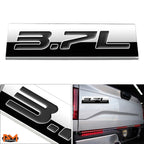 3D Polished Metal Decal Emblem for Ford/Infiniti/Lincoln/Nissan (3.7L)