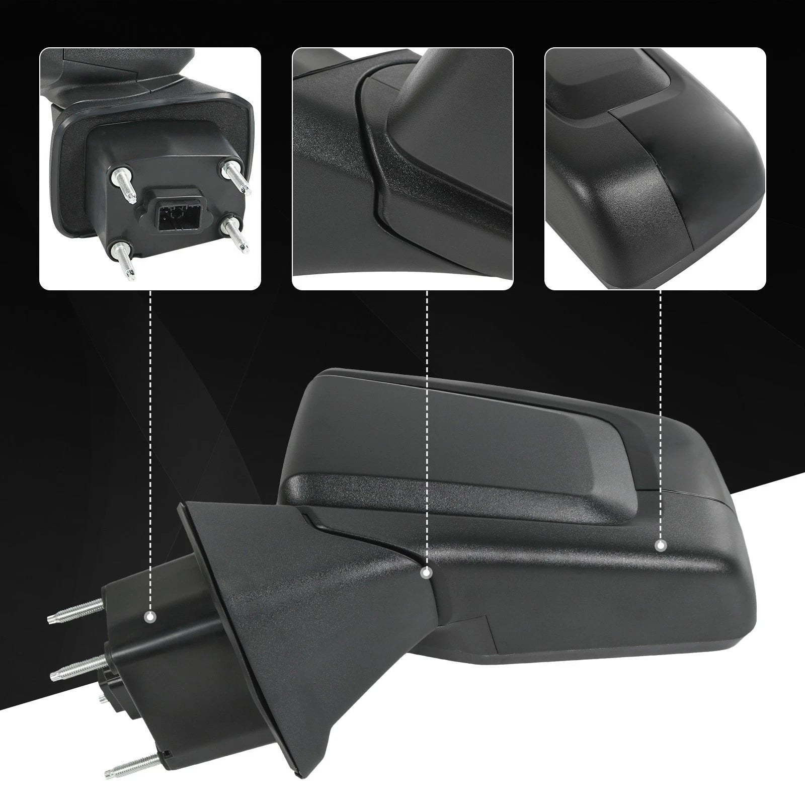 Driver Left Side Door Mirror for Chevrolet Silverado 1500 (2019-2025)