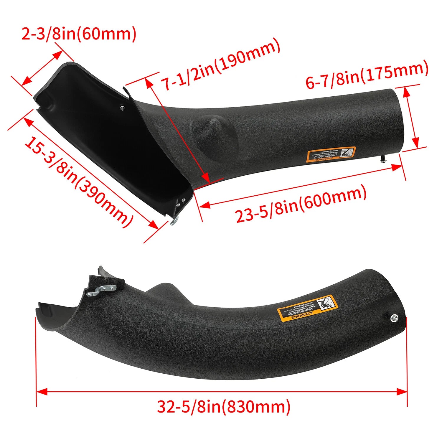 Lower Discharge Chute for John Deere LA100 LA105 LA110 LA120 LA125 LA135 (2000–2023)