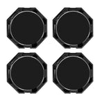 Set of 4 Matte Black Hub Caps for Polaris Sportsman 570 SP (2015–2024)