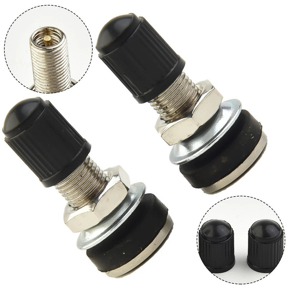 32mm Tubeless Tyre Valve Dustcap for Motorbike Motorcycle Scooter Quad