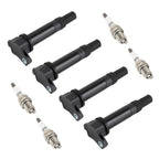 4X Ignition Coil & 4X Spark Plug for Dodge Attitude Hyundai Accent Kia Rio (2000–2023) UF499