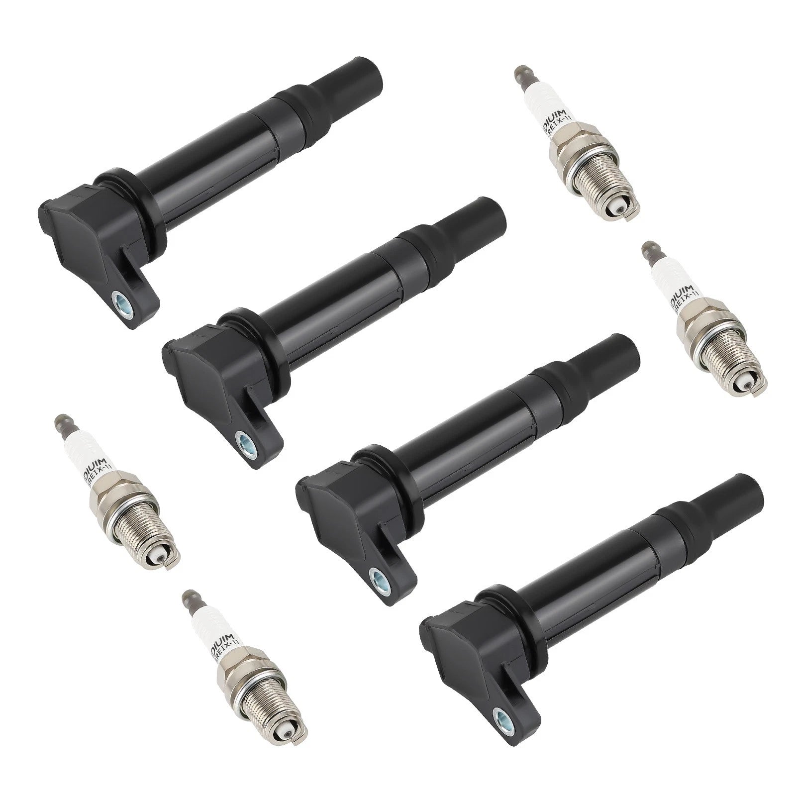 4X Ignition Coil & 4X Spark Plug for Dodge Attitude Hyundai Accent Kia Rio (2000–2023) UF499