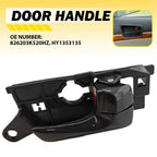 Front Right Passenger Side Inside Door Handle for Hyundai Sonata (2008–2010)