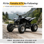 Rear Axle Shaft w/ Nuts for Yamaha YFZ450 (2006–2009, 2012–2013)