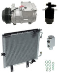 AC Compressor Kit w Condenser Replacement for BMW 325 2.7L (1988–1989)