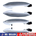 White Comfort Access Exterior Door Handle w/LED for BMW F01 F06 F07 F10 F11 F04