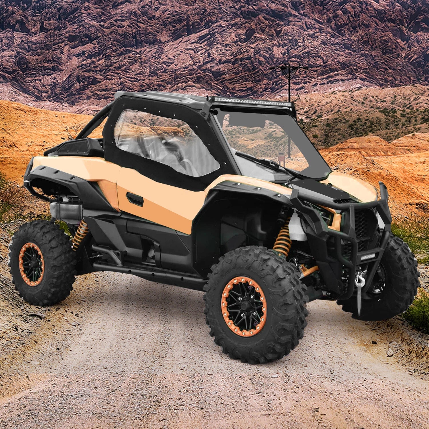 Soft Upper Door Enclosure Set for Kawasaki Teryx KRX 1000 (2020–2026)