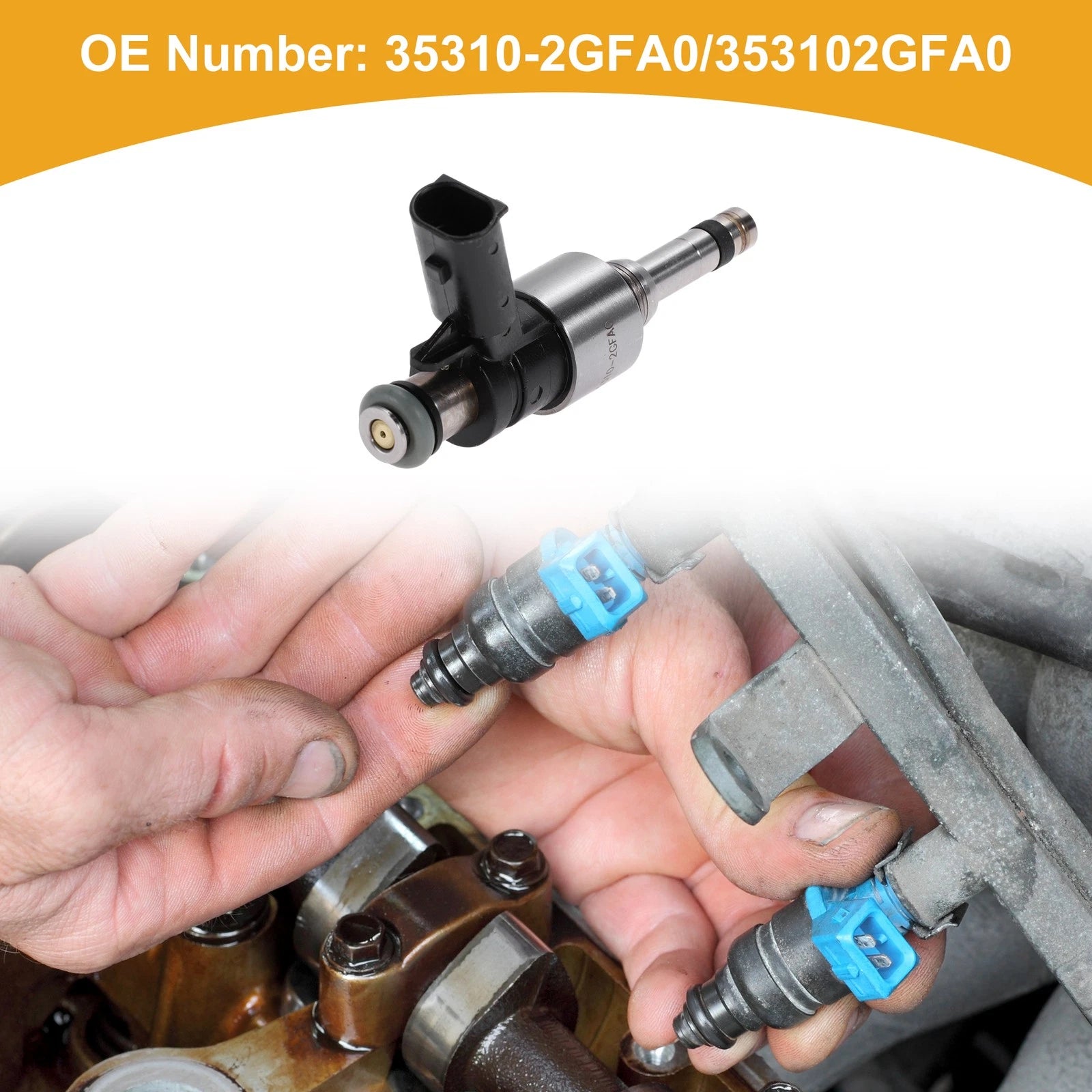 Fuel Injector No.35310-2GFA0 for Hyundai Santa Fe Sport (2014–2018)