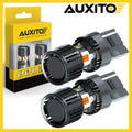 2X 7443 Switchback LED Turn Signal Parking DRL Light Bulbs for