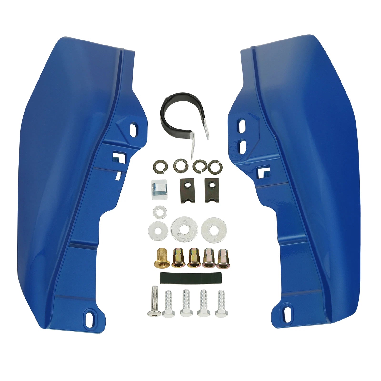 Mid-Frame Deflectors for Harley Street Road Glide (2009–2024) Electric Blue