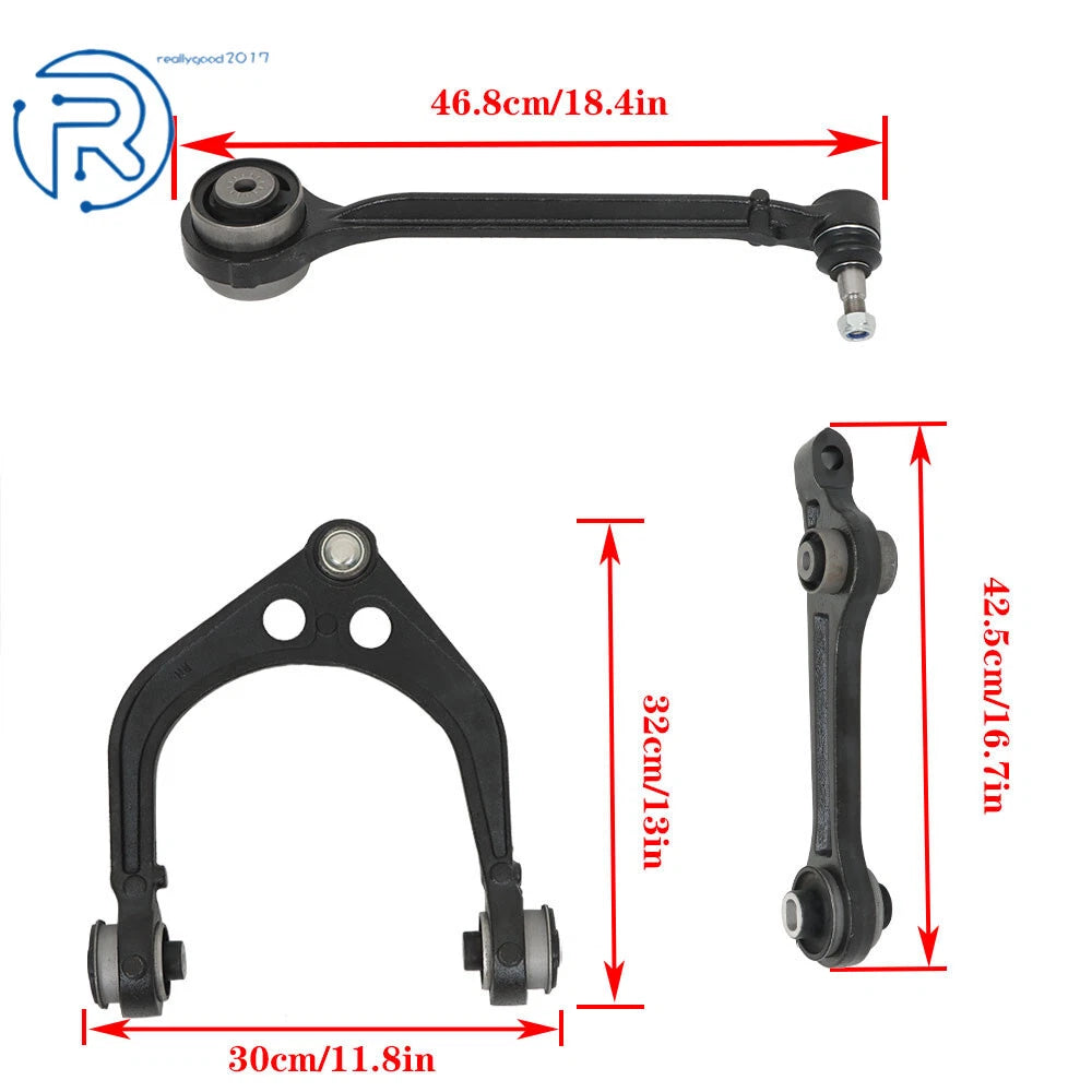 Front Suspension Kit Control Arms Ball Joints for Dodge Charger Challenger (2011-2019)
