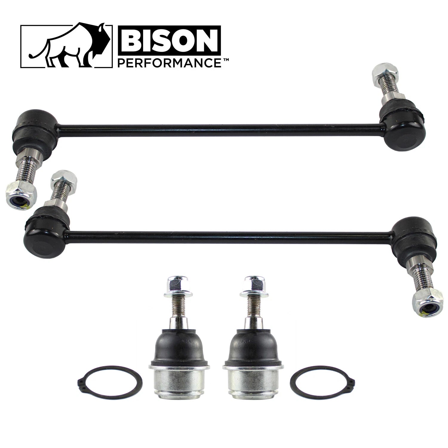 4pc Front Sway Bar Link Lower Ball Joint Kit for Dodge Journey (2011–2020)