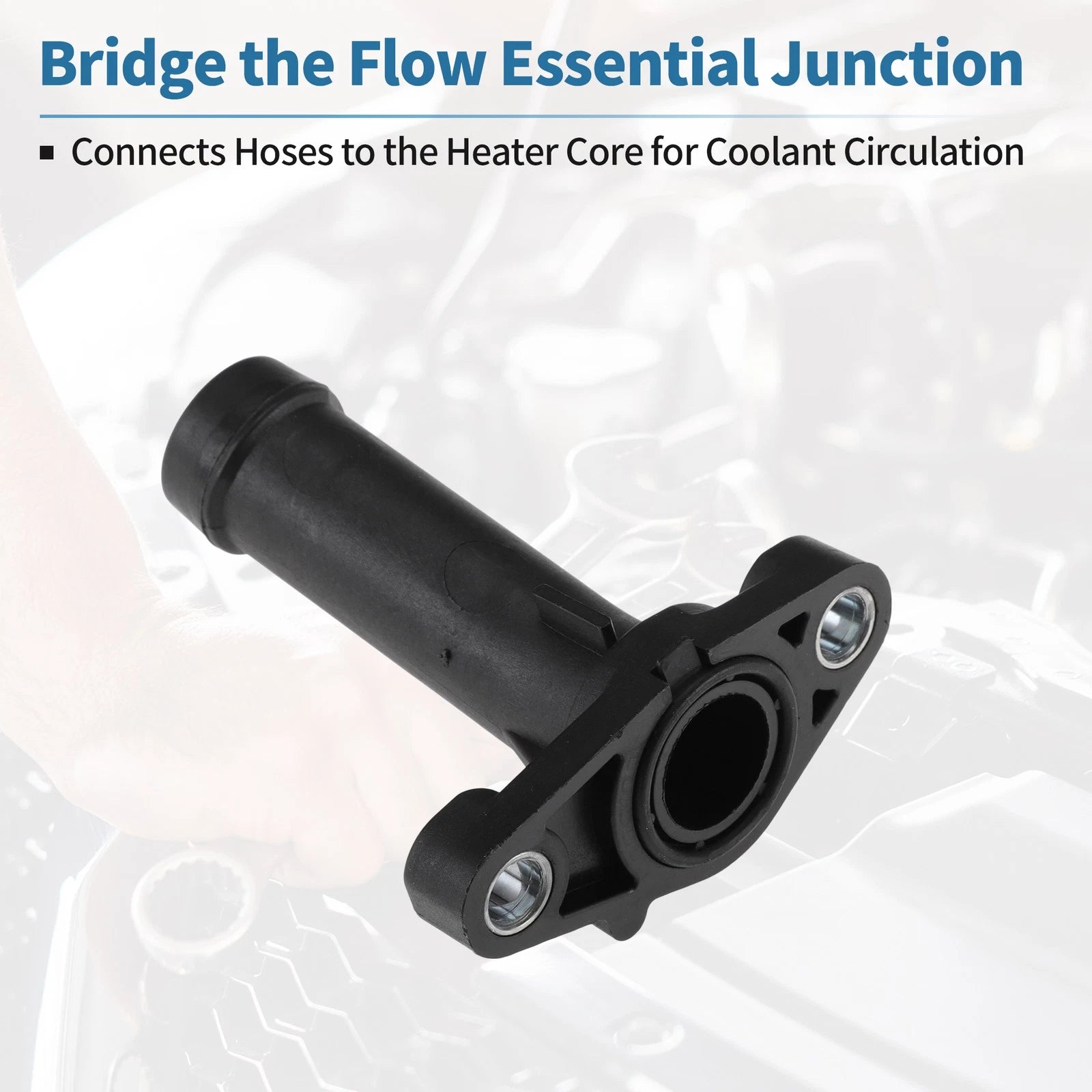 Engine Coolant Hose Connector for VW Touareg (2007–2017) No. 03H121145A