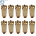 10 Pack Brass Collet for Lathe Milling Holder (1/16")